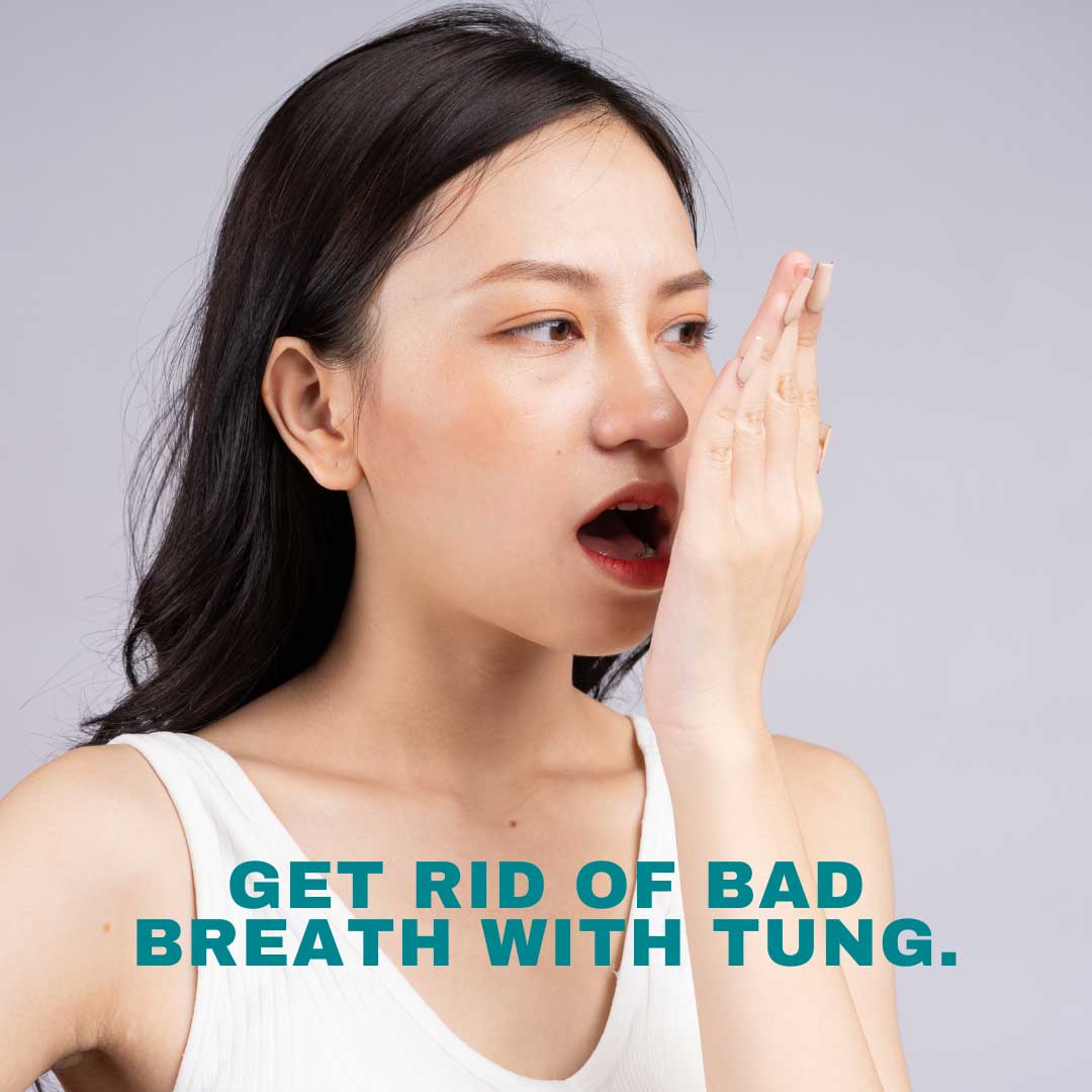 Halitosis. Bad breath. Morning breath.