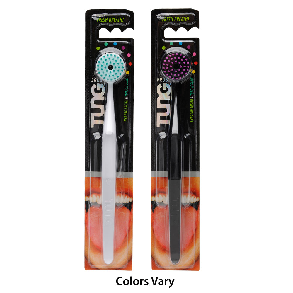 TUNG Brush - 2 Pack - Tongue Cleaner (Colors Vary)
