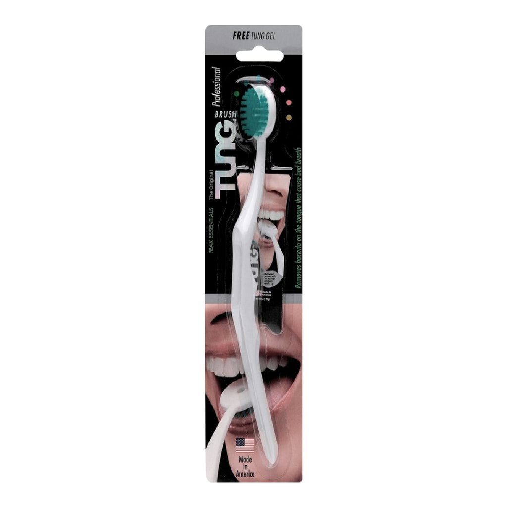 TUNG Brush with Free Sample Gel - Tongue Cleaner (Colors Vary)